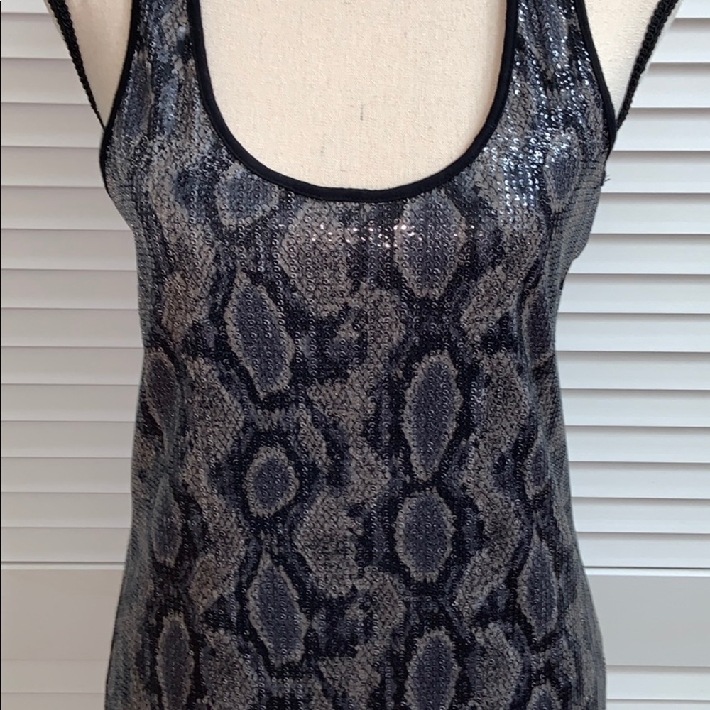 Sequined tank